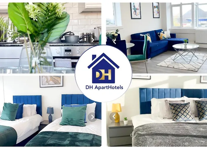 2 Bedroom Apartment - Flitwick - Contractor Friendly - Tourist Ready - Full Kitchen - Wifi - Smart Tv - Sofa Bed - Free Parking - Ideal For Short Or Long Stays