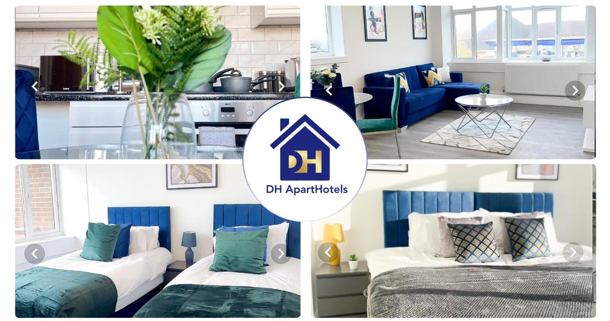 2 Bedroom - Flitwick - Contractor Friendly - Tourist Ready - Full Kitchen - Wifi - Smart Tv - Sofa Bed - Free Parking - Ideal For Short Or Long